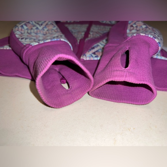 Ivivva by Lululemon Full Zip Hooded Sweatshirt Geometric | Youth Size 12 - Picture 13 of 14